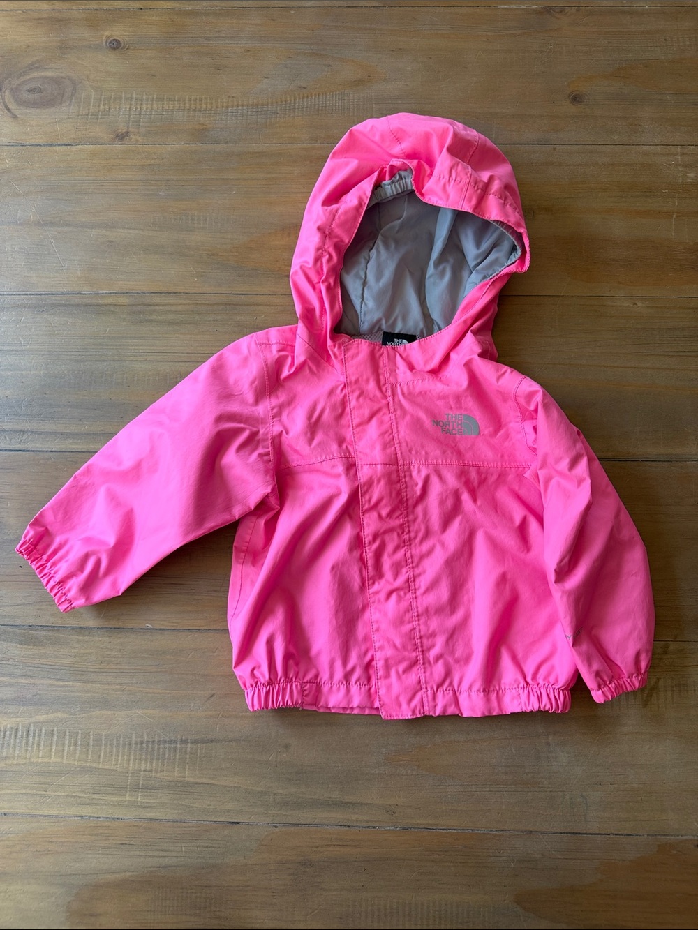 Infant 6-12 Months North Face Hot Pink Hooded Windbreaker